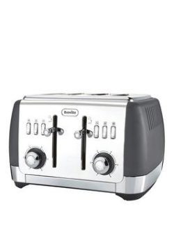 Breville Strata Grey 4-Slice Toaster
